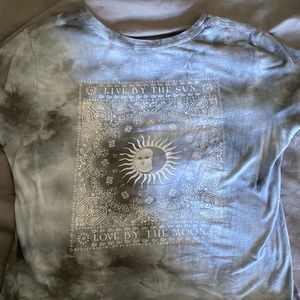 sun and moon vintage tshirt